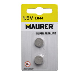 MAURER Pila Botón Alcalina LR44 (2 piezas)