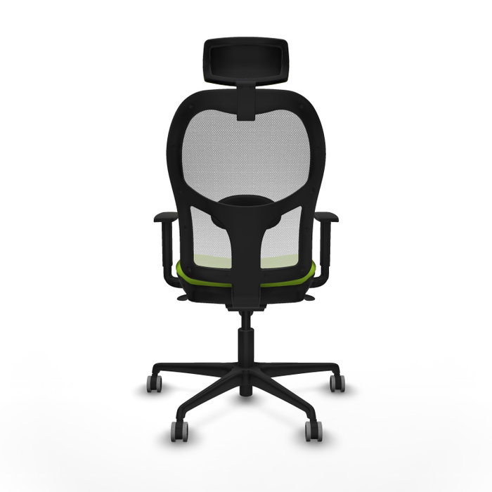 PIQUERAS Y CRESPO Silla de oficina Jorquera con mecanismo Sincro, Similpiel Pistacho y Malla Blanco PIQUERAS Y CRESPO Silla de oficina Jorquera con mecanismo Sincro, Similpiel Pistacho y Malla Blanco