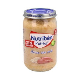 Nutriben Potito Pollo y Arroz 235Gr. +6 Meses