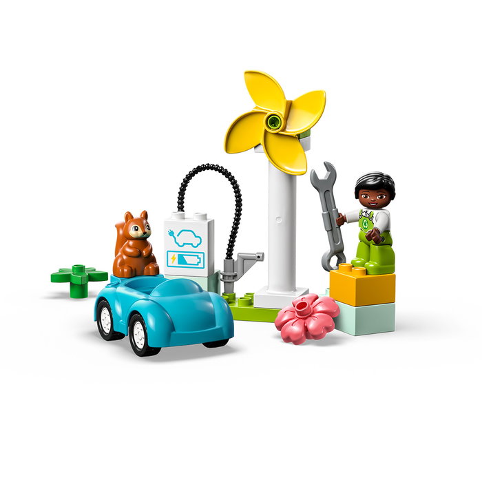 Aerogenerador Y Coche Eléctrico Lego Duplo 10985 Lego