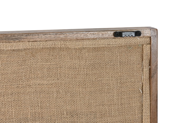DKD Home Decor Set de 2 Cuadros Tapizados de Algodón y Acacia 75x3x105 cm DKD Home Decor Set de 2 Cuadros Tapizados de Algodón y Acacia 75x3x105 cm