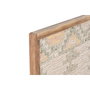 DKD Home Decor Set de 2 Cuadros Tapizados de Algodón y Acacia 75x3x105 cm