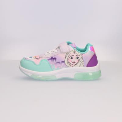Deportiva Suela Pvc Con Luces Frozen Lila 31