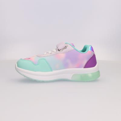 Deportiva Suela Pvc Con Luces Frozen Lila 31