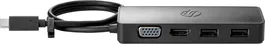 HP Concentrador de viaje USB-C G2, USB 3.2 Gen 1 Type-C, HDMI, VGA, 90W, Negro