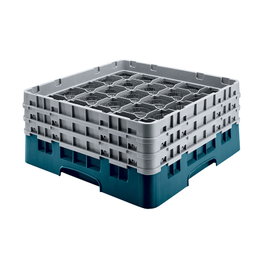 CAMBRO Cesta de lavado 36 comp. 2 alturas Cerceta