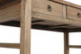 DKD Home Decor Antik China Escritorio de Madera de Olmo con 3 Cajones, 169 x 75 x 85 cm, Acabado Natural