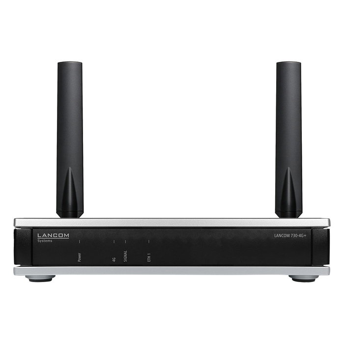 LANCOM 730-4G+ Router 4G LTE Wi-Fi 6 Ethernet Gigabit Ethernet Negro Gris LANCOM 730-4G+ Router 4G LTE Wi-Fi 6 Ethernet Gigabit Ethernet Negro Gris