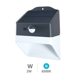 GSC Evolution Aplique solar LED Senise 2W 6500K Blanco/Negro
