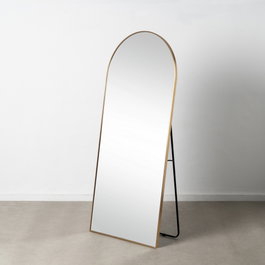 Espejo Oro Aluminio-Cristal Decoración 80 X 3 X 180 cm