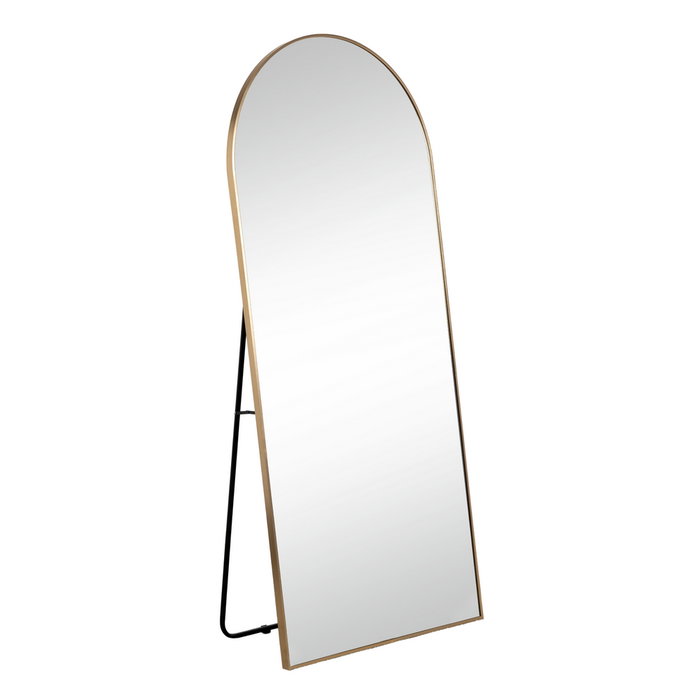 Espejo Oro Aluminio-Cristal Decoración 80 X 3 X 180 cm