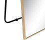 Espejo Oro Aluminio-Cristal Decoración 80 X 3 X 180 cm