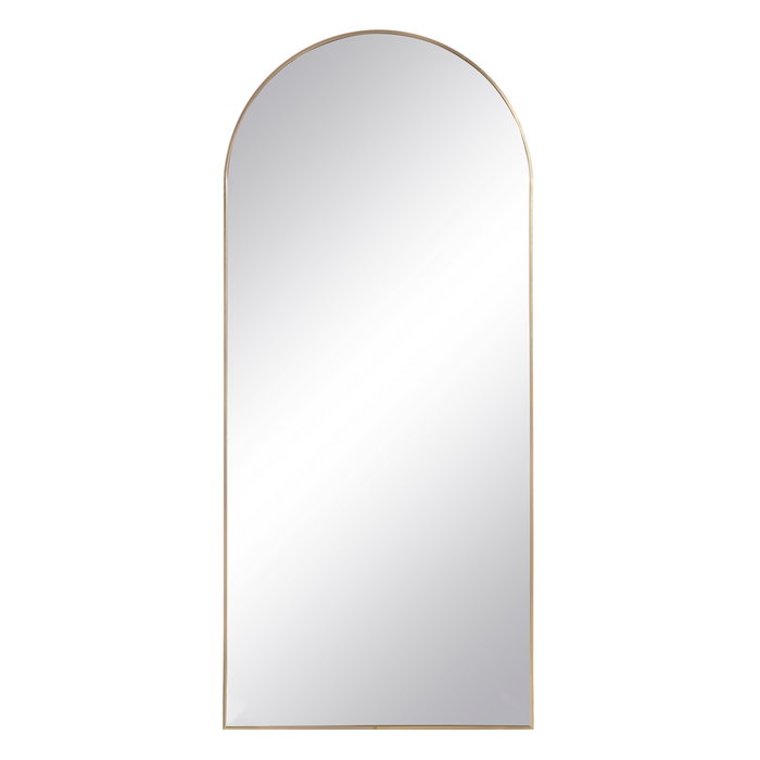 Espejo Oro Aluminio-Cristal Decoración 80 X 3 X 180 cm