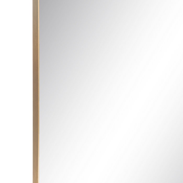 Espejo Oro Aluminio-Cristal Decoración 80 X 3 X 180 cm