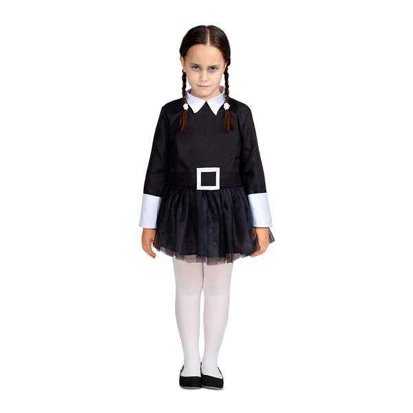 My Other Me Disfraz Niña Siniestra Vestido Talla 10-12 Años Negro Edad Mínima 10 Años