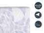 Giftdecor Colcha Cama Reversible Damascado 180x260 cm Blanco/Morado Tacto Suave 100% Poliéster (Set de 6)