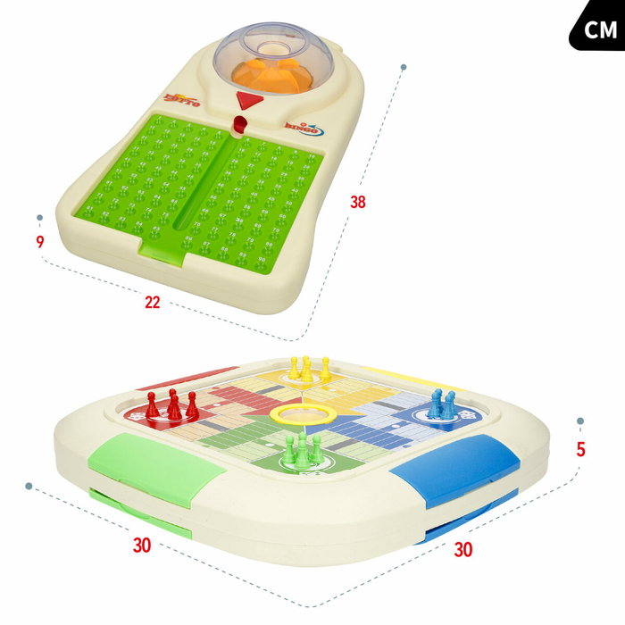 Color Baby Parchis-Oca y Bingo Electronico 3 en 1