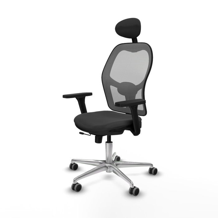 PIQUERAS Y CRESPO Silla de oficina Jorquera Gris con mecanismo Sincro/Traslack PIQUERAS Y CRESPO Silla de oficina Jorquera Gris con mecanismo Sincro/Traslack