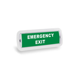 Pictograma para Emergencia Salida Emergencia - Señal de Evacuación Descendente Policarbonato UNE-EN ISO 7010