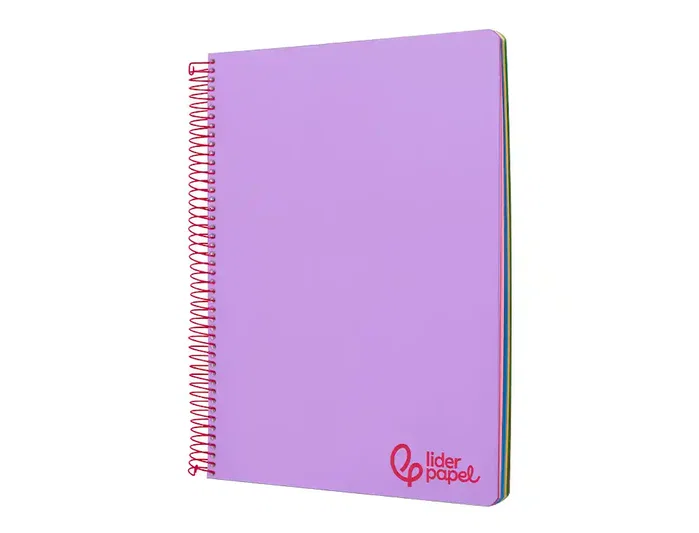 Liderpapel Cuaderno Espiral A4 Micro Wonder Lila 120 Hojas Cuadro 5mm Liderpapel Cuaderno Espiral A4 Micro Wonder Lila 120 Hojas Cuadro 5mm