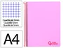 Liderpapel Cuaderno Espiral A4 Micro Wonder Lila 120 Hojas Cuadro 5mm