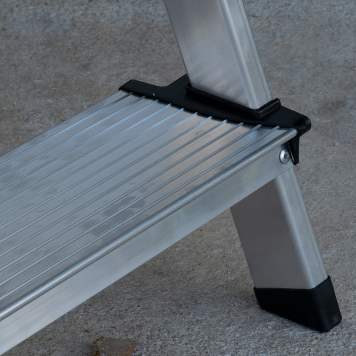 SIFER Escalera Expert Pro de Aluminio con 5 Peldaños de 12 cm