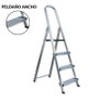 SIFER Escalera Expert Pro de Aluminio con 5 Peldaños de 12 cm