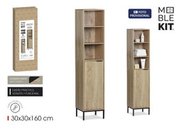 Moblekit Estante de Lavabo Skog con 5 Niveles y Puerta