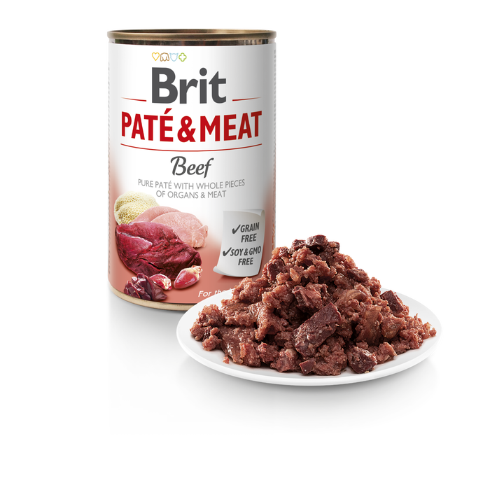 Brit Paté Meat Ternera para Perro Adulto 6x400g