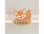 Wondee Placa Personalizable para Puertas y Habitaciones con Diseño Fox, Otros Artículos Regalo