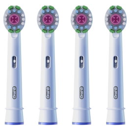 Oral-B Cabezales de Repuesto Pro 3D White, 4 Unidades, Blanco