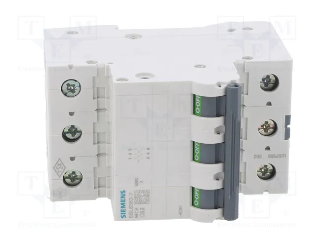 SIEMENS 5SL6363-7 Interruptor magnetotérmico 3 polos 63A C