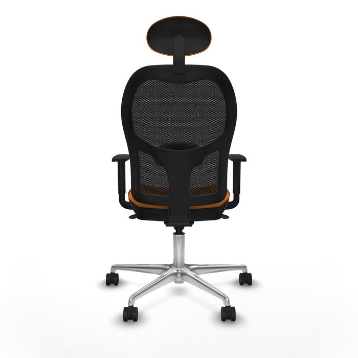 PIQUERAS Y CRESPO Silla de oficina Jorquera Naranja y Negro