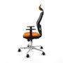 PIQUERAS Y CRESPO Silla de oficina Jorquera Naranja y Negro