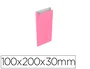 Basika Sobre de papel con fuelle rosa XXS 100x200x30 mm