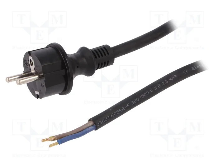 PLASTROL Cable de alimentación H05RR-F 3x1,5mm² 4m PLASTROL Cable de alimentación H05RR-F 3x1,5mm² 4m