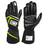 Omp Guantes First FIA 8856-2018 OMPIB0-0776-B01-178-M Negro/Fluo Amarillo Talla M