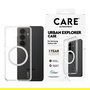 PanzerGlass CARE Urban Explorer Case Clear con carga Qi para Samsung Galaxy S26, funda transparente resistente a golpes y rayones