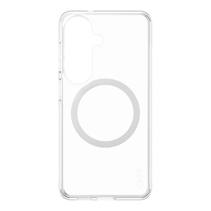 PanzerGlass CARE Urban Explorer Case Clear con carga Qi para Samsung Galaxy S26, funda transparente resistente a golpes y rayones