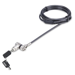 Startech.com cable de seguridad universal para portátil 2m, compatible con Noble Wedge/Nano/K-Slot