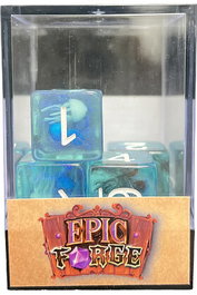 Sas Trade Invaders Lote de 5 Dados D6 de Resina Gama Insert en Caja Medusa