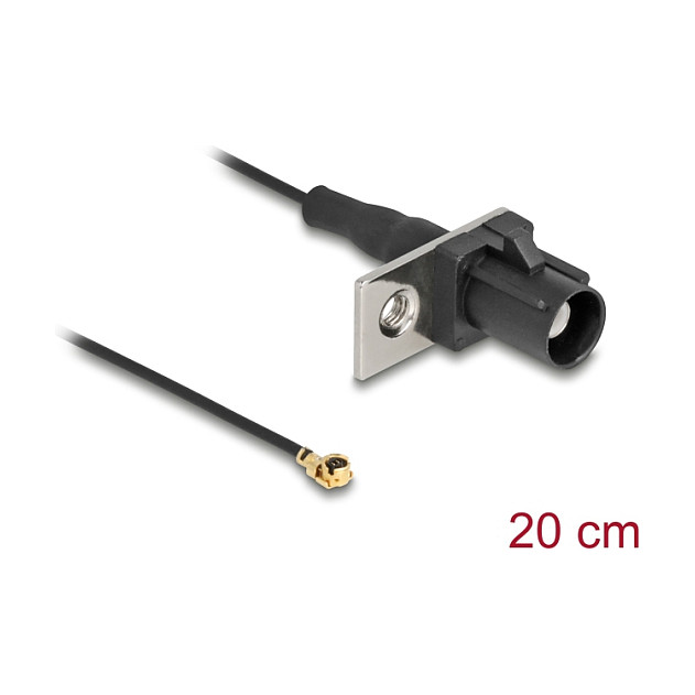 DeLOCK Cable de Antena Coaxial FAKRA A a MHF1 de 20 cm DeLOCK Cable de Antena Coaxial FAKRA A a MHF1 de 20 cm