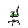 PIQUERAS Y CRESPO Silla de oficina Jorquera con mecanismo Sincro/Traslack Verde y Gris