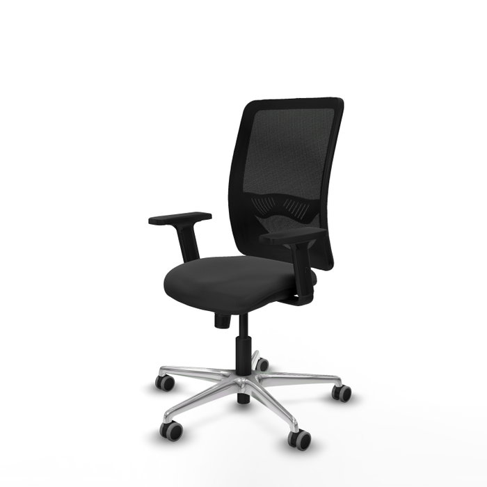 PIQUERAS Y CRESPO Silla de oficina Zulema con mecanismo Sincro Gris oscuro y Negro PIQUERAS Y CRESPO Silla de oficina Zulema con mecanismo Sincro Gris oscuro y Negro