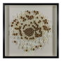 DKD Home Decor Cuadro Cristal y Papel Maché Moderno 80x80x4,5 cm