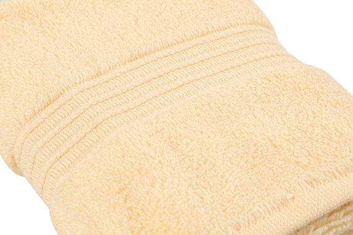 Mijölnir Toalla de Aseo Chicago Wash - Yellow 100% Algodón 450 gr/m² Suave y Duradera 30x50 cm Color Amarillo