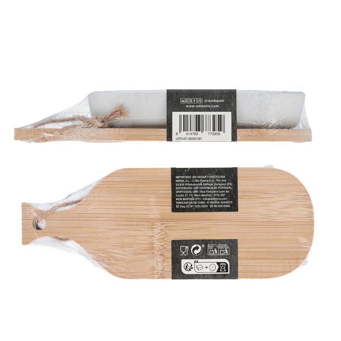Quid Tabla Aperitivo Bambú Cerámica Tapas 22x8.5x3,5 cm Quid Tabla Aperitivo Bambú Cerámica Tapas 22x8.5x3,5 cm