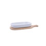 Quid Tabla Aperitivo Bambú Cerámica Tapas 22x8.5x3,5 cm