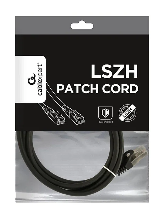 Gembird Cable de red Cat6a 1,5 m Negro