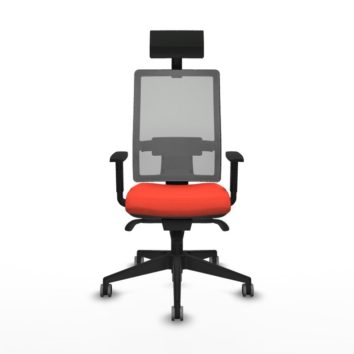 PIQUERAS Y CRESPO Silla de oficina Horna Naranja oscuro y Gris PIQUERAS Y CRESPO Silla de oficina Horna Naranja oscuro y Gris